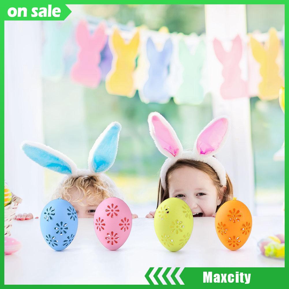 Ma Amazing Miracle 6pcs Easter Decorations Plastic Egg Hollow