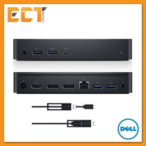 Dell Universal Dock D6000 Support Type C Type A And Up To 3 4k Monitors Shopee Singapore