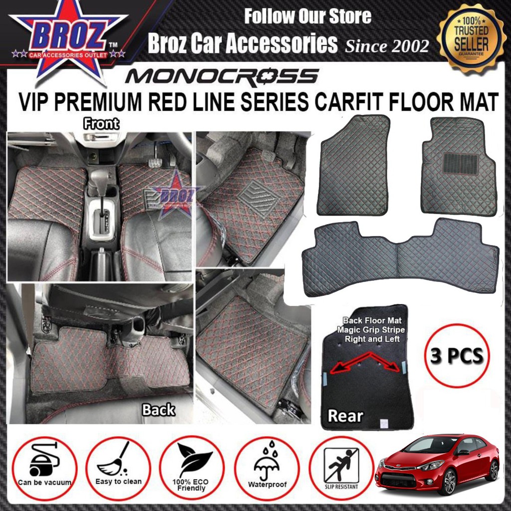 red rubber floor mats for cars