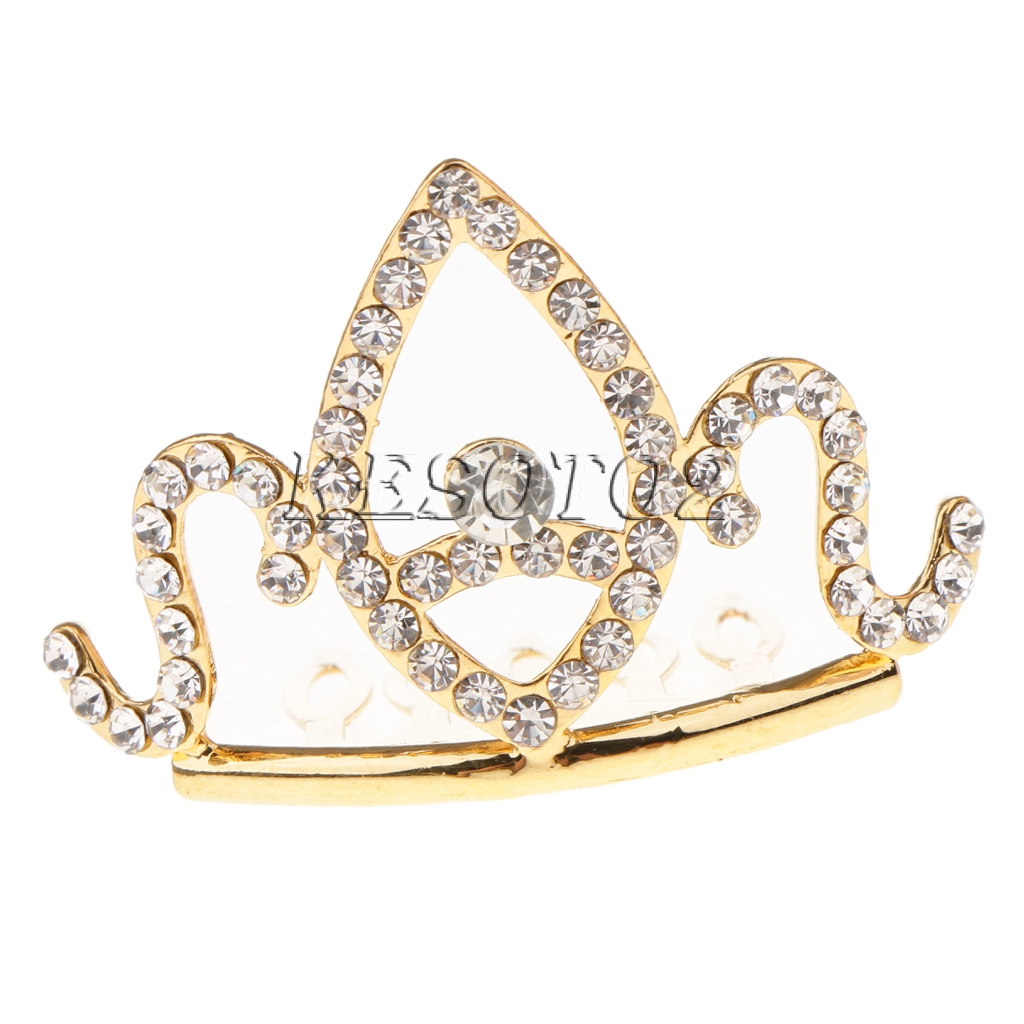 Girl Princess Rhinestone Tiara Crown With Comb Marquise Crown For