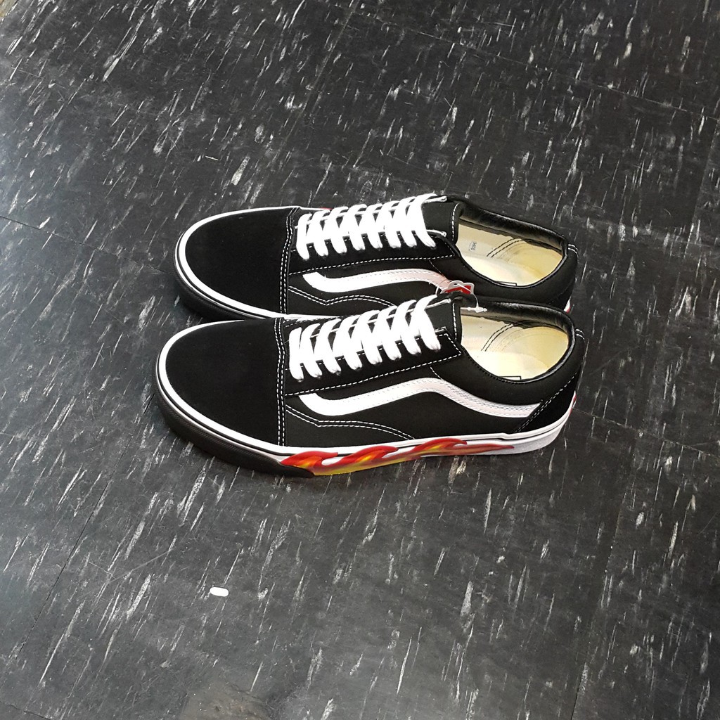 vans flame cut out