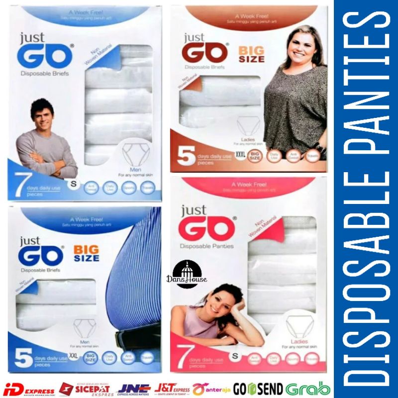 Disposable Paper panties Just Go Disposible panties Shopee Singapore