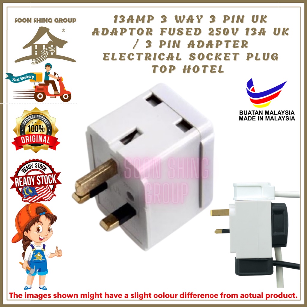 car three pin plug adapter