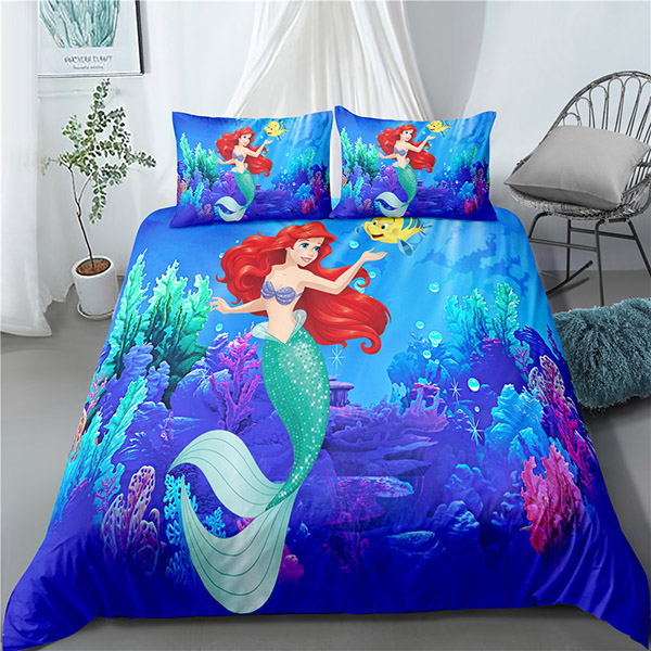 Disney Little Mermaid Bedding Sets Hanaposy
