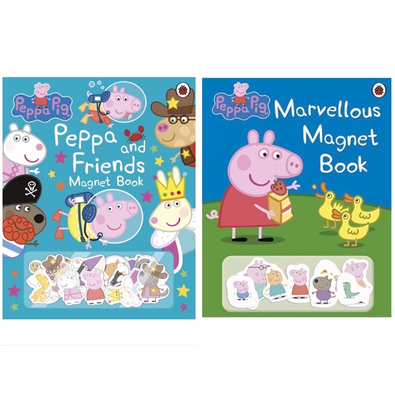 [READY STOCKS] Peppa Pig Magnet Book (Peppa and Friends/Marvellous ...