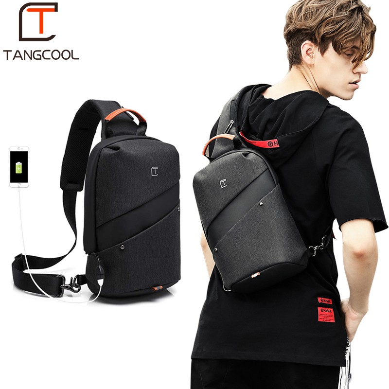 luxury sling backpack