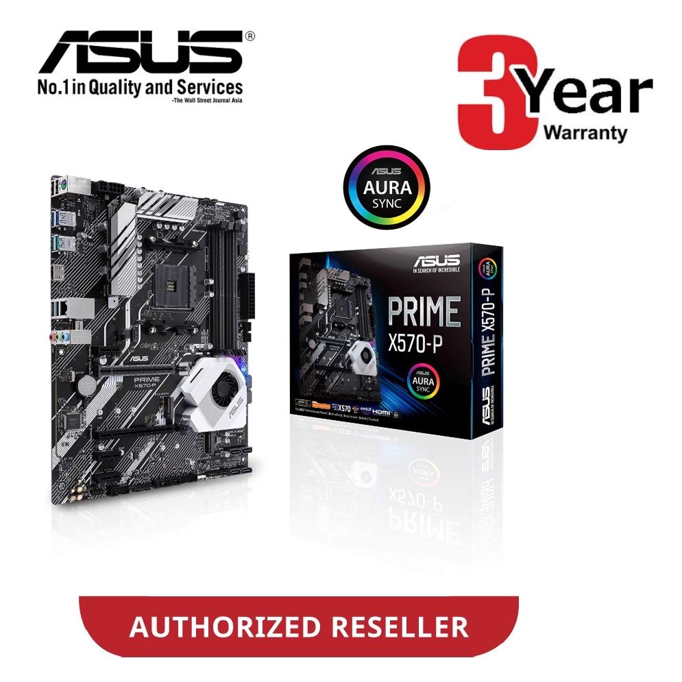 Asus Prime X570 P Csm Am4 Motherboard Shopee Singapore