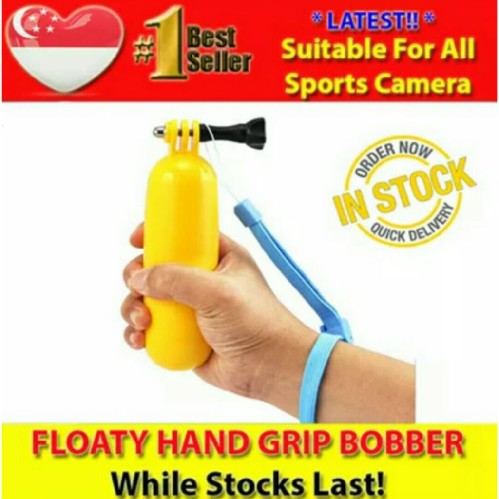 XCSOURCE® Monopod Diving Floaty Floating Hand Grip Handle Screw Yellow