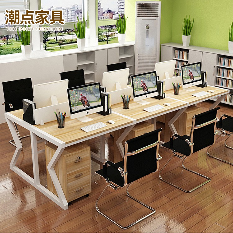 Simple And Modern Staff Desk Card Seat Partition Computer Desk And