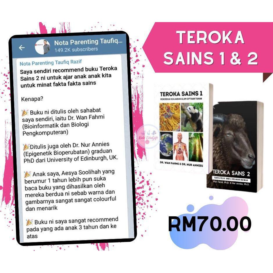 Siri Book Teroka Science 1 2 Shopee Singapore