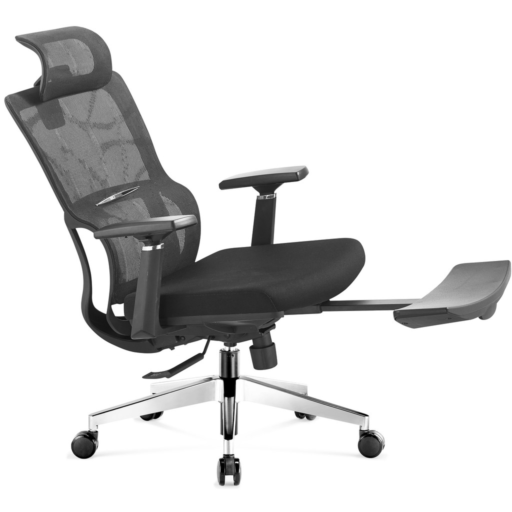 ergonomic office chair with footrestrolling mesh desk chair with lumbar  supporthigh back135°recling comfortable computer gaming chair for home