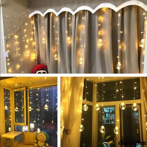 Hgl 2019 New Popular Led String Ball Light Curtains Hope Ball