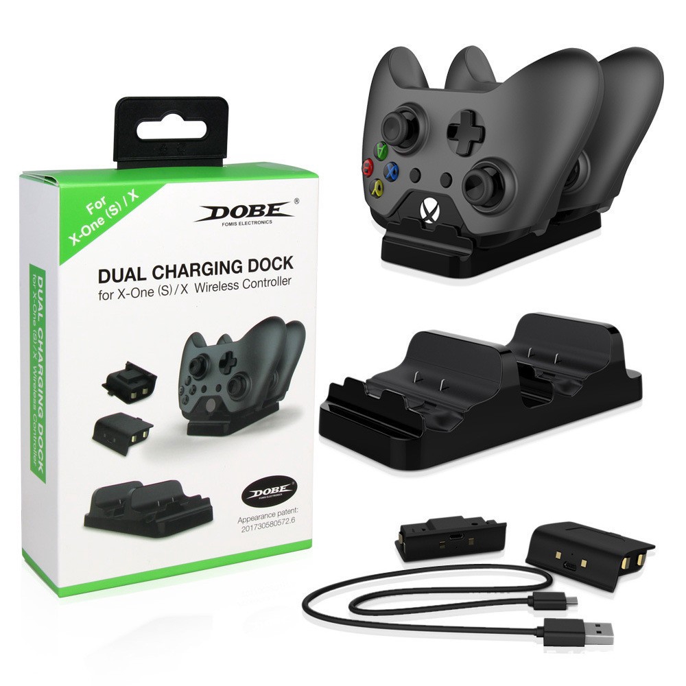 Controller Charger With 2 Rechargeable Battery Pack For Xbox One Slim Shopee Singapore