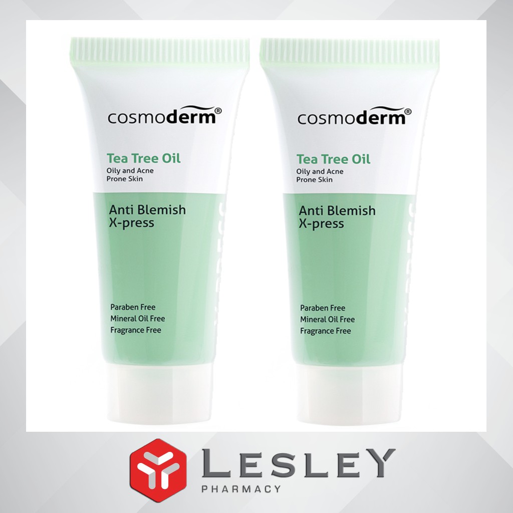 Cosmoderm Tea Tree Oil Anti Blemish X Press 10ml X 2 Twinpack Shopee Singapore