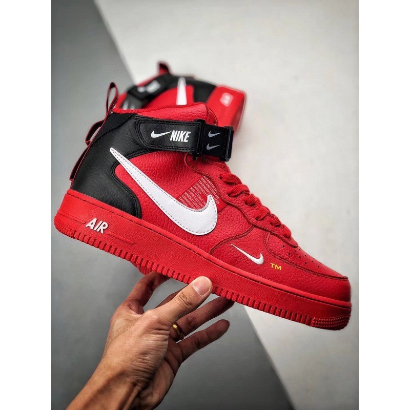 nike af1 mid 07 lv8 red