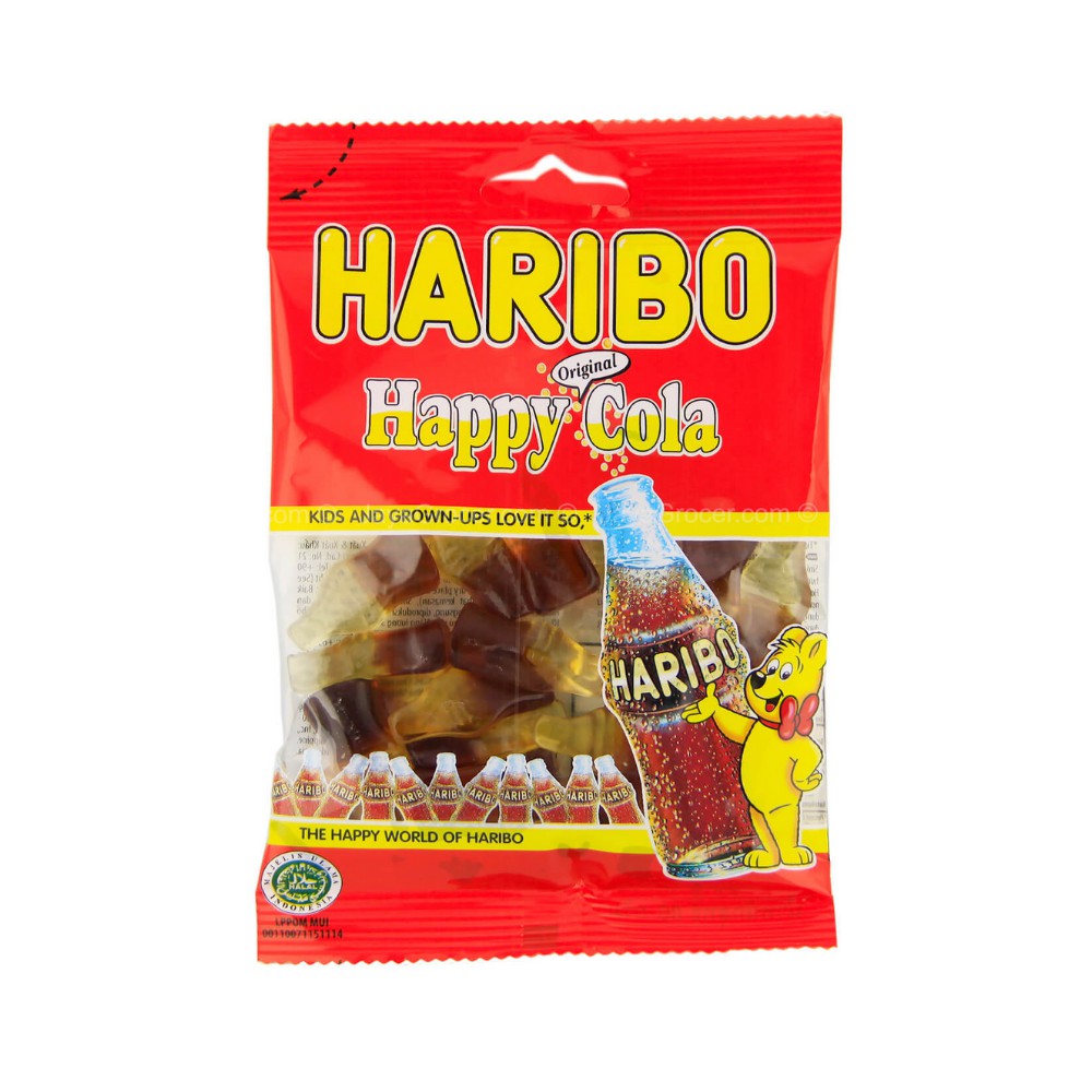 Haribo Happy Cola Gummy (Pack) (80g X 10 Packs) | Shopee Singapore