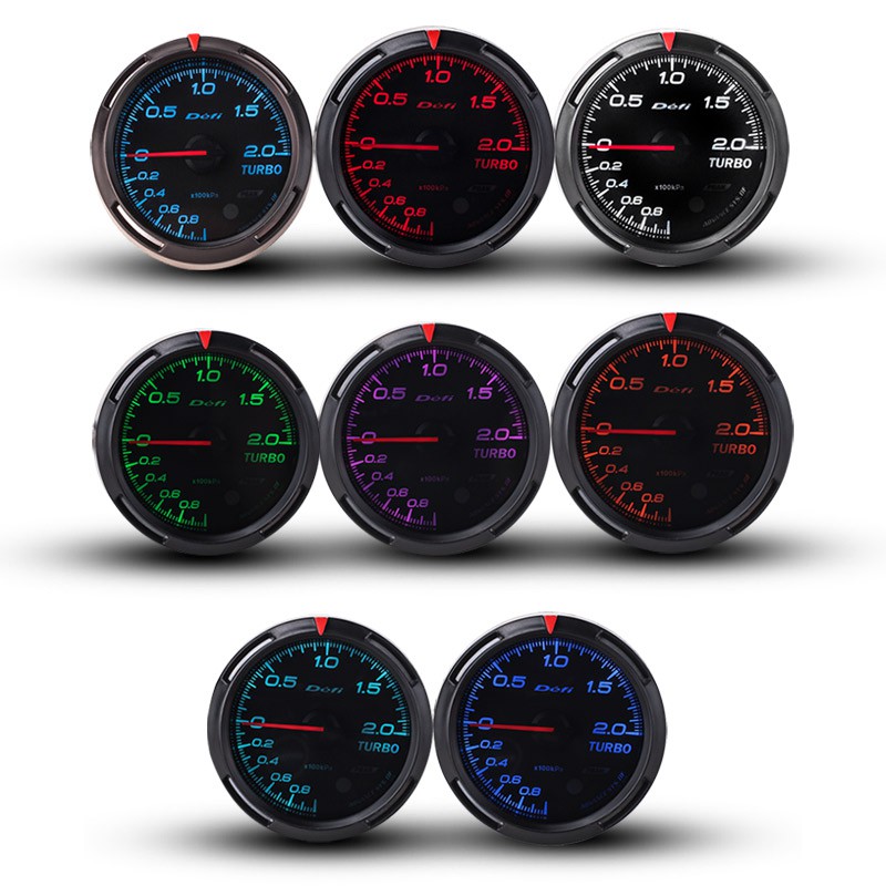 Racing Car Gauge 62mm DEFI BF Turbo Boost Tachometer/RPM Voltage Vacuum