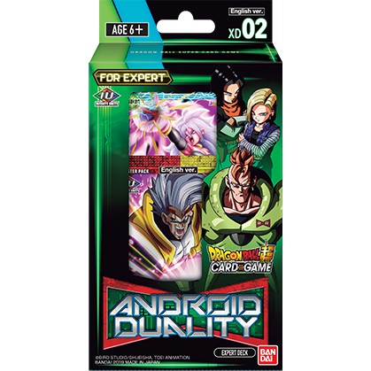 Dragon Ball Super Card Game Android Duality Expert Deck Dbs Xd02 Trading Card Game Db Tcg Shopee Singapore