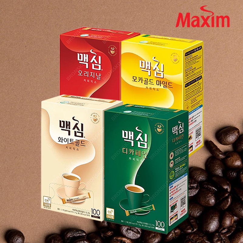 Maxim Coffee Mix Instant Coffee 100T mocha gold White Gold