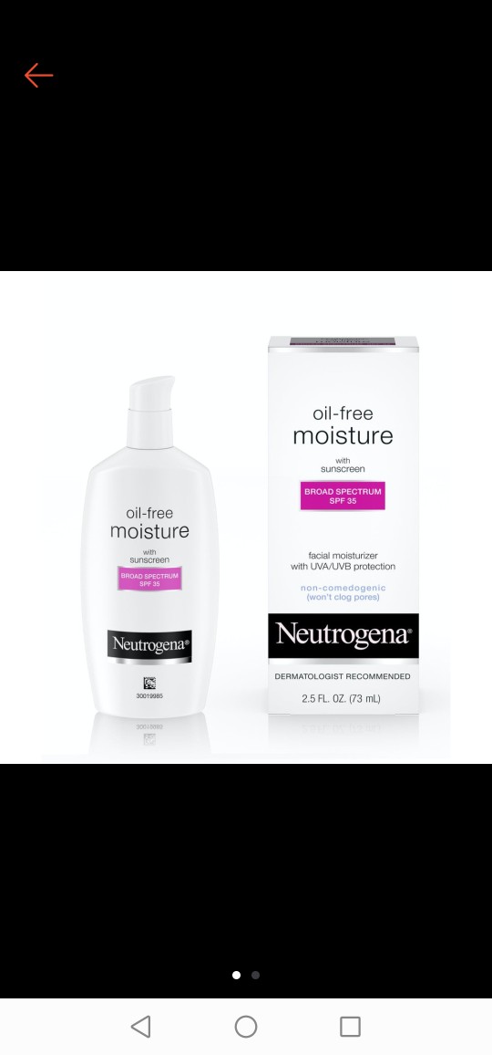 neutrogena spf 35 moisturizer