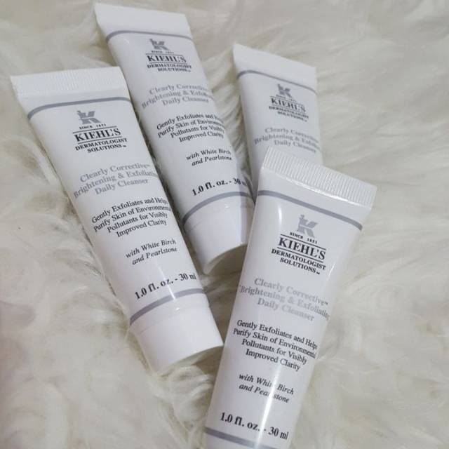 kiehl's brightening exfoliating cleanser