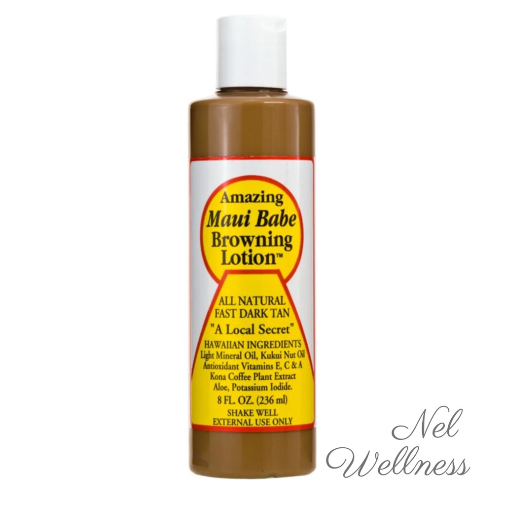 [All Natural Fast Dark Tan] Maui Babe Amazing Browning Lotion 8 fl. oz