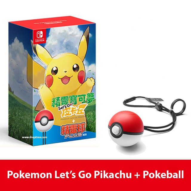 pokemon let's go pikachu and pokeball plus