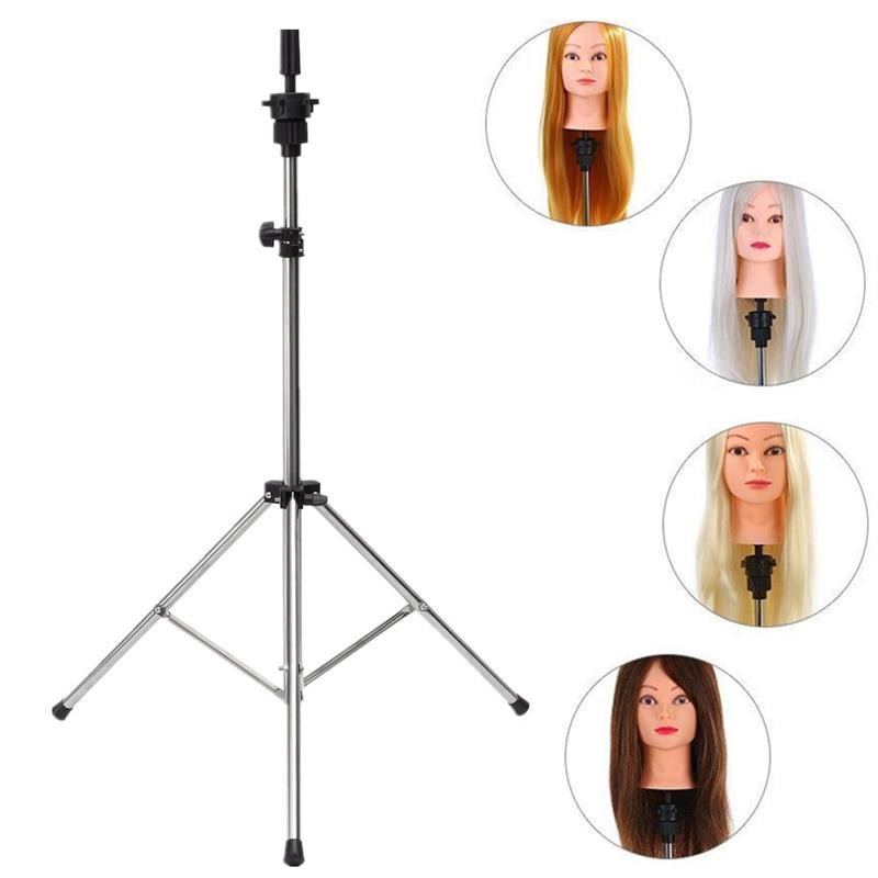 Adjustable Wig Head Stand Mannequin Tripod Hairdressing Training Holder |  Shopee Singapore