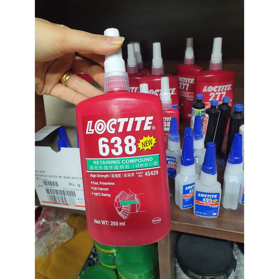 高級品 Henkel ヘンケル LOCTITE ロックタイト はめ合い用638