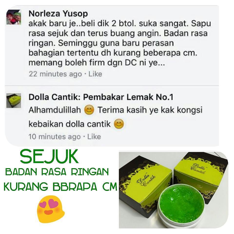 Ready Stok Dolla Cantik Slimming Gel Kurus Shopee Singapore