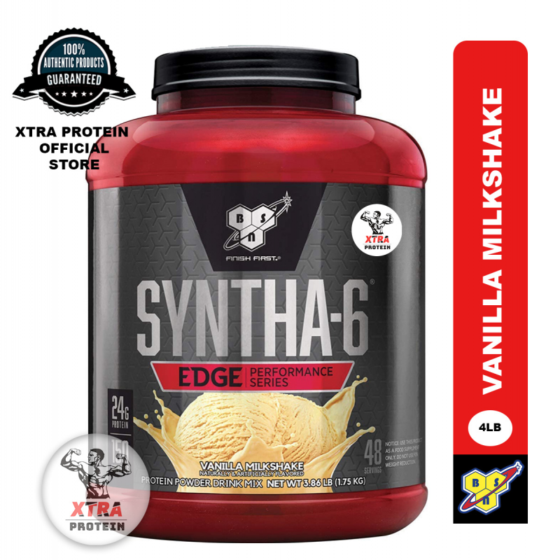 Bsn Syntha 6 Edge 4 Lbs Vanilla Milkshake Shopee Singapore