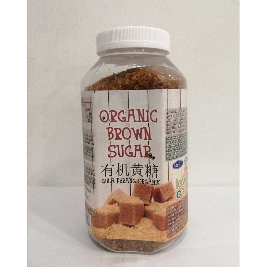 Love Earth Organic Brown Sugar 800g Shopee Singapore