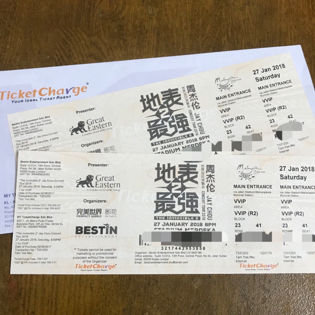 Jay Chou Concert Ticket Singapore is rated the best in 02/2024 BeeCost