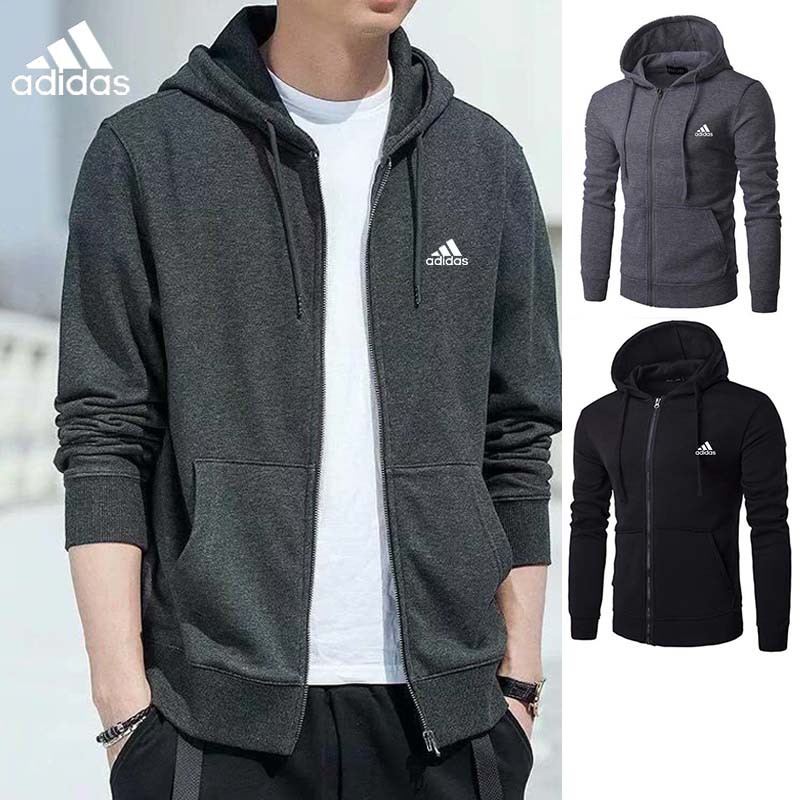 adidas full sleeve solid men's jacket