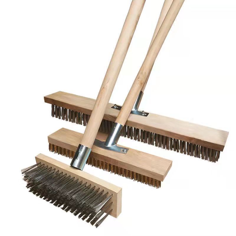 Stainless Steel Wire Wire Brush Long Handle Wire Brush Washing Floor