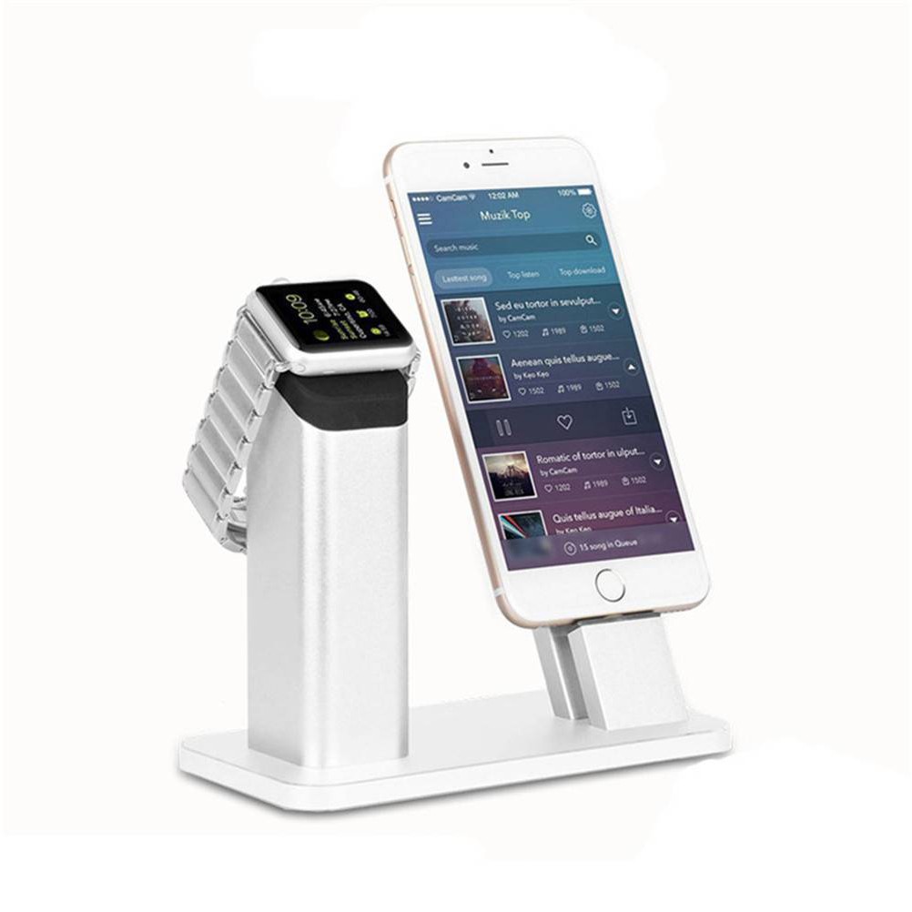 Charging Stand Dock Station Apple Watch Iphone Series Nightstand Support Base Shopee Singapore