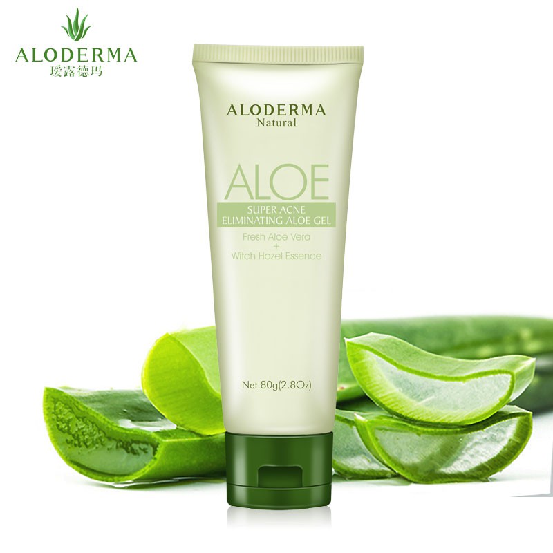 Aloderma Natural - Super Acne Eliminating Aloe Vera Gel 80g - Made From ...