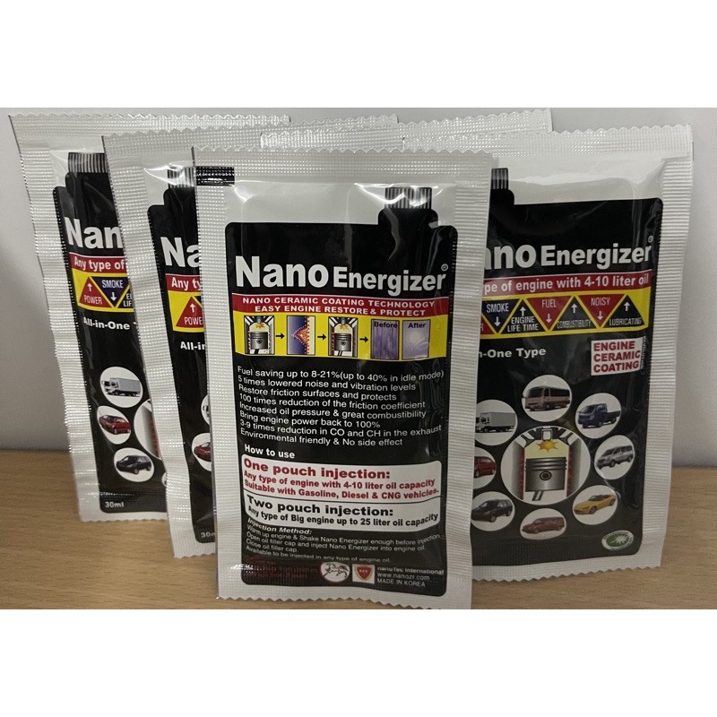 Nano Energizer Original Import From Korea With Addition Free 2 X 150ml Petrol Power Additive Shopee Singapore