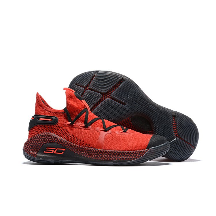 curry 6 red and black