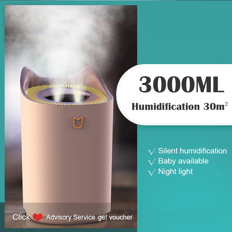 large area humidifiers