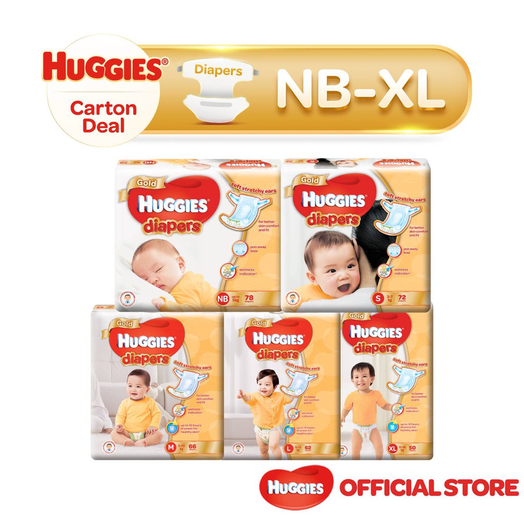 newborn huggies gold
