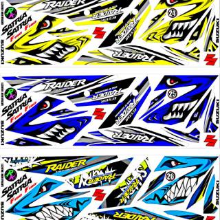 Sticker / Striping Variation of Satria Fu Fi 2016-2019 ...