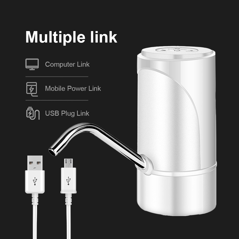 Water Bottle Pump Mini USB Charge Barreled water pump Automatic Tap Rechargeable Water dispenser