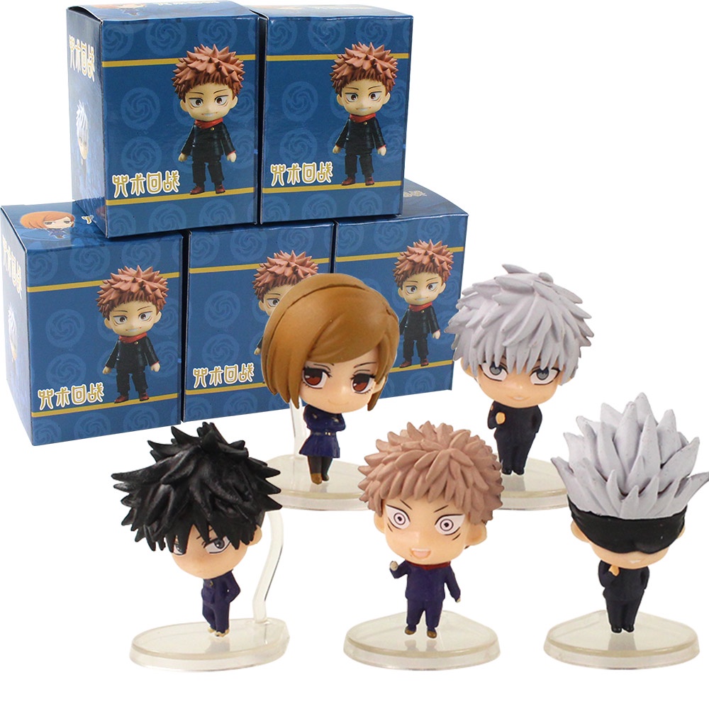 5pcs/Set Jujutsu Kaisen Figure Itadori Yuji Gojo Satori Fushiguro ...