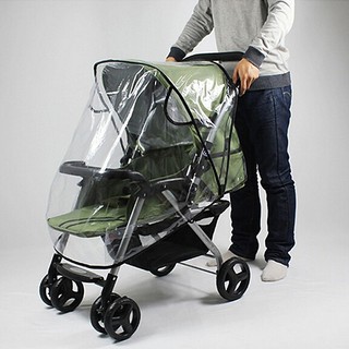 Universal Waterproof Wind Dust Shield Baby Stroller Pushchair Pram Rain Cover