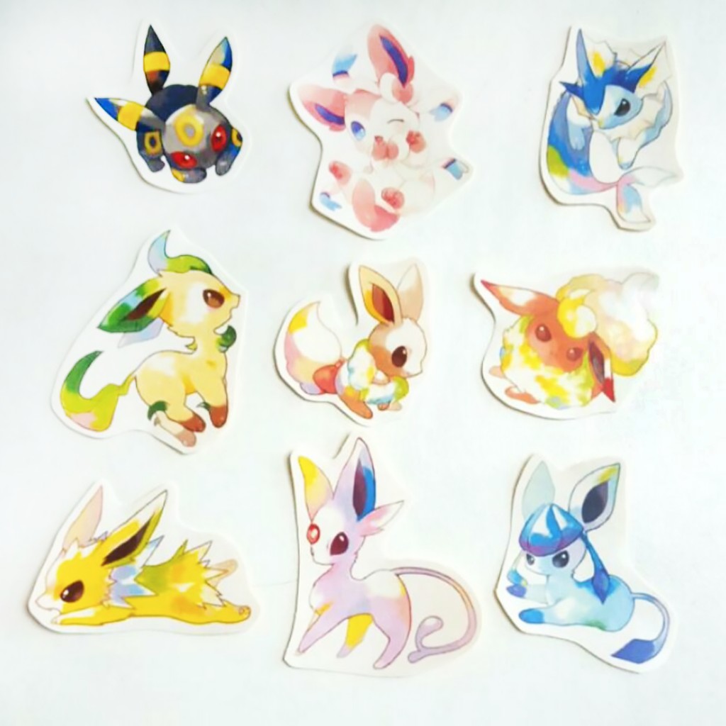 Eevee Evolution Stickers