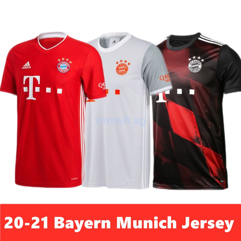 Top Quality Bayern Munich Football Jersey 20 21 Shopee Singapore