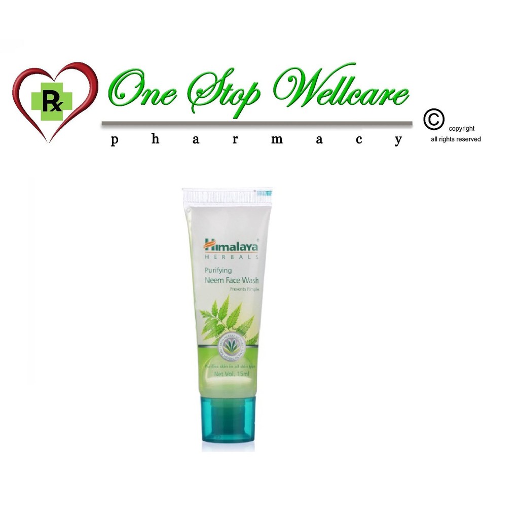 himalaya herbals purifying neem face wash 15ml