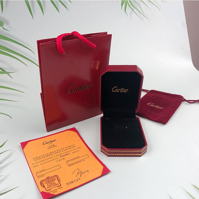 Image of Cartier Cartier Ring Box Bracelet Box Necklace Box Tote Bag Universal Card Home Packaging Box Jewelry Box #5