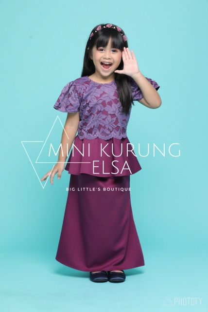 Baju 1 Family Warna Pupple Plum